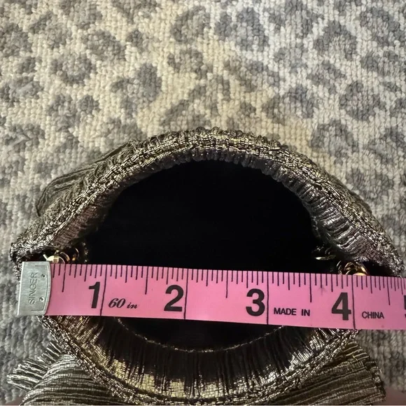 Loeffler Randall Gold Bow Clutch - Picture 9 of 9